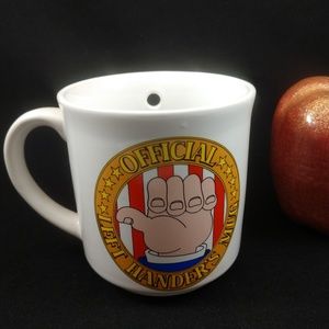 🦚Official Left Hander's Mug Funny Novelty mug